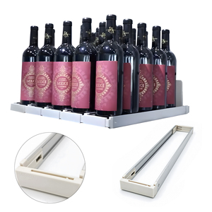 Riel Deslizante de Plástico sin Fricción para Botellas de Vino, Estante Automático Autodeslizante para Estantes de Bares Comerciales - Product Image 1