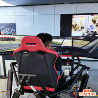Simulateur de course de voitures 9D VR Dynamic Motion Drive 5060 5070Ti, équipement d'arcade de conduite, 6 degrés de liberté, cylindre 3, fibre de verre, intérieur/extérieur