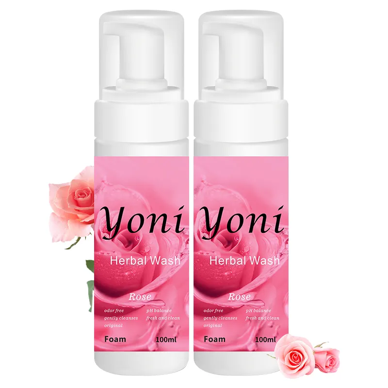 100% natürliche Handelsmarke Damen hygiene Intime geruchs neutrale weibliche Waschung Hexen rose Schaum Yoni Wash