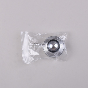 Pieza de pecho de acero inoxidable de doble cara de grado exportación al por mayor con tapones de oído suaves para estetoscopios, adecuada para médicos. - Product Image 3