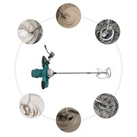 Outil multifonctionnel de mélangeur de peinture électrique portatif de 6 vitesses pour le type de produit de râteaux de mélange d'adhésif de ciment de mastic