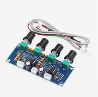 MLK Carte de contrôle de tonalité d'amplificateur numérique XH-A901 Module de réglage des aigus de basse de préampli audio DC