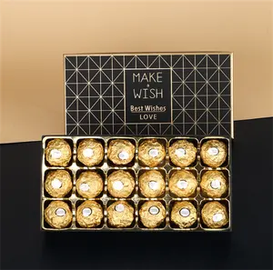 Boîte cadeau rectangulaire pour chocolat de noël avec boîte vide à main boîte en papier pour bonbons