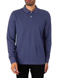 Camiseta de Manga Larga de Alta Calidad, Tejida, 100% Algodón, Antiarrugas, con Estampado, Diseño con Volantes, Estilo Rugby, Casual Elegante para Hombre - Product Image 2