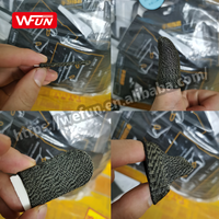 WFUN Lot de 2 Manches de Doigts de Jeu Ultra-Fins Respirants et Sensibles pour Pouce, Anti-Transpiration, Compatibles avec iPhone/Android