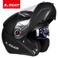 Casque Modulable Double Visière LS2 FF370 Anti-Buée Intégral en ABS et PC Taille XL pour Hommes Femmes Toutes Saisons Conduite Moto