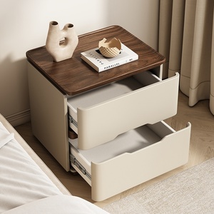 2024 meubles <span class=keywords><strong>de</strong></span> chambre à coucher <span class=keywords><strong>de</strong></span> luxe haut <span class=keywords><strong>de</strong></span> gamme modernes <span class=keywords><strong>Table</strong></span> <span class=keywords><strong>de</strong></span> <span class=keywords><strong>chevet</strong></span> créative Simple avec toute petite boîte <span class=keywords><strong>de</strong></span> rangement en bois massif accessible - Product Image 4