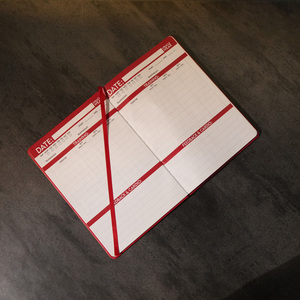 Carnet portable en cuir PU B6 avec logo personnalisé en relief, carnet de voyage d'affaires - Product Image 1