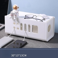 Gestion des câbles organisateur boîte fils support anti-cernes pour bureau maison cuisine TV ordinateur couverture cacher rangé parasurtenseur puissance