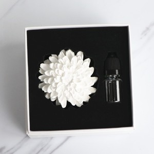 Wholesale Luxury Home Fragrance Scented Ceramic Aroma Plaster Air Freshener Handmade Porcelain Flower Essential Oil <strong>Diffuser</strong> - Product Image 1