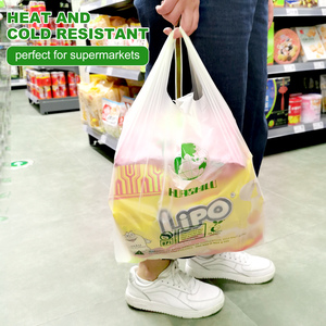 Bolsas <span class=keywords><strong>de</strong></span> Compras Personalizadas <span class=keywords><strong>de</strong></span> Plástico Ecológico Compostable <span class=keywords><strong>de</strong></span> Almidón <span class=keywords><strong>de</strong></span> <span class=keywords><strong>Yuca</strong></span> para Camisetas - Product Image 5