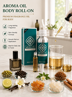 Huile de parfum longue durée en roll-on sans alcool, huile corporelle parfumée, vente en gros d'usine