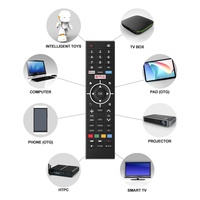 Remote Kontrol Universal YDXT 119 Fashion Wireless Custom World Max Android TV untuk TV Changhong 49 Tombol