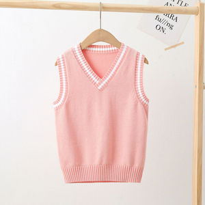 Custom LOGO OEM &amp; ODM Unisex <strong>Sweater</strong> <strong>Vest</strong> Pullover Sleeveless Knit <strong>Sweater</strong> Women V Neck Knitted <strong>Vest</strong> Waistcoat Uniforms Knitwear