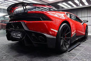 Para <span class=keywords><strong>Lamborghini</strong></span> <span class=keywords><strong>Hurricane</strong></span> LP610 LP580 Kit de cuerpo de fibra de carbono LP610 LP580 estilo MSY mejorado difusor de labio delantero Spoiler falda lateral - Product Image 5