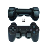 Manette de jeu sans fil S2 2.4G avec moteur de vibration, récepteur monobloc compatible Nintendo Switch, PS3, PS5, appareils mobiles