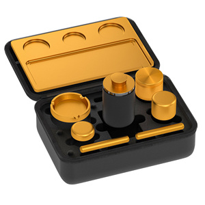 <span class=keywords><strong>VA</strong></span> Nuovo Kit Grinder per Erbe 7 in 1 Portatile da Viaggio, Set di Accessori per Fumatori in Metallo Alluminio Personalizzabile, Vendita all'Ingrosso - Product Image 1