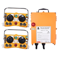 F24-60 24 volts telecrane vannes hydrauliques sans fil joystick radio télécommande industrielle
