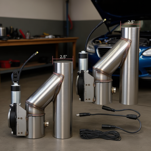 Kit de válvula de escape eléctrica Audi de 2.5 pulgadas con control remoto para vehículos de alto rendimiento - Product Image 2