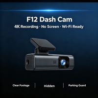 Caméra de voiture intelligente, caméra arrière, enregistrement vidéo en time-lapse 128G, caméra de tableau de bord WiFi HD cachée, caméra de tableau de bord 4K pour voiture