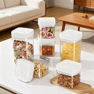 Conteneur alimentaire et pour boissons sous vide multifonctionnel de style américain Vacare, conservation de la fraîcheur, plastique, forme personnalisée - Product Image 5