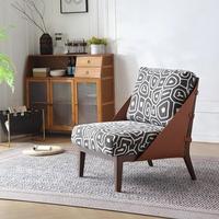 Fauteuil de détente individuel moderne en tissu pour salon, chaise d'appoint intérieure, chaise longue relaxante pour maison, hôtel, appartement