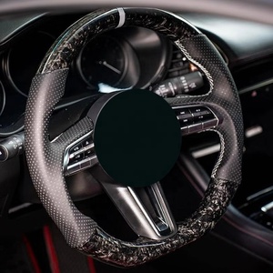 Funda de Volante Personalizada con Diamantes, Fibra de Carbono Forjada y Alcántara para <span class=keywords><strong>Mazda</strong></span> CX5 - Product Image 6
