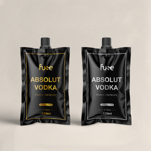 Túi đựng đồ uống, nước ép, thực phẩm có vòi rót, chất liệu nhựa, in ấn tùy chỉnh, màu trắng đen, có thể tái sử dụng, dạng đứng, có van hút - Product Image 4