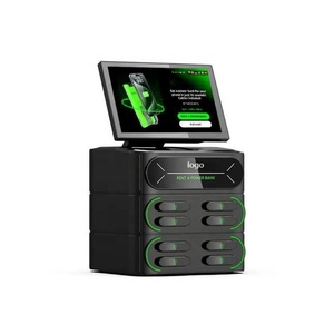 High-Capacity 8-Slot Sharing Power Bank Rental Station With LED Display Touch Screen <b>Mobile</b> Charging Vending Machine - Product Image 1