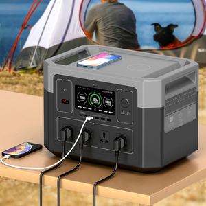 Station d'alimentation portable 2000W LiFePo4, générateur solaire, batterie lithium, prises AC/DC, prise allume-cigare - Product Image 6