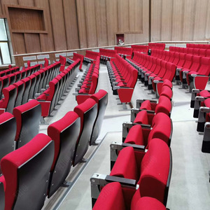 Silla de Auditorio Manwa Expo HB607-2 Rojo Palo de Rosa con Tablero de Escritura, Silla Escolar, Muebles para Teatro - Product Image 3