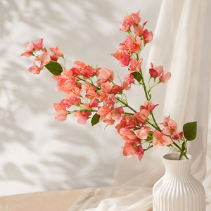 Bunga Bougainvillea Palsu YM 116CM, Garland Bougainvillea Buatan, Sutra yang Dapat Digunakan Kembali untuk Dekorasi Pernikahan, Rumah, dan Acara