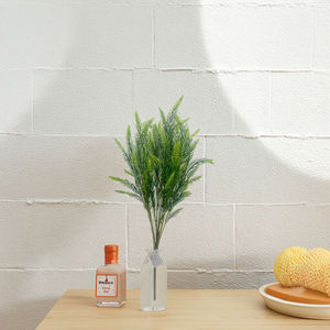 Hierba de helecho verde artificial <span class=keywords><strong>persa</strong></span> para Acción de Gracias Halloween Año Nuevo Decoraciones Bodas Decoración Plantas verdes - Product Image 4