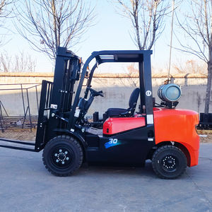 Fourches de chariot élévateur de haute qualité, chariot élévateur à conteneurs de 3 tonnes, chariot élévateur diesel de grande capacité avec grue pour l'utilisation en entrepôt d'usine - Product Image 6