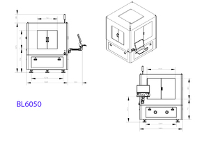 เครื่องตัดกระจกด้วยเลเซอร์พิโควินาที รุ่น BL6050 เครื่องตัดกระจกด้วยเลเซอร์ความเร็วสูงพิเศษ เครื่องตัดกระจกด้วยเลเซอร์ - Product Image 5