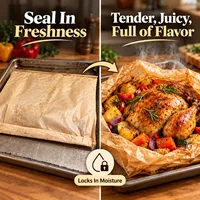 Sacs de cuisson réutilisables résistants à la chaleur pour dinde, poulet rôti, viande, pain, légumes, cuisson à la vapeur et conservation en cuisine