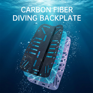 Placa trasera de fibra de carbono para buceo, 400 mm, ligera, para buceo, BCD, accesorios para equipos de buceo técnico - Product Image 1