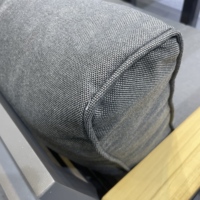 Tissu d'extérieur en oléfine pour fauteuil, tissu tissé pour coussin de fauteuil de patio, tissu anti-moisissure pour coussins de siège et de dossier de fauteuil d'extérieur