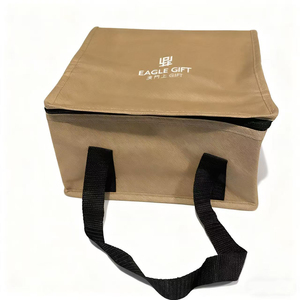 Grand sac isotherme réutilisable en non-tissé, motif lettres, logo personnalisé imprimé, sac isotherme imperméable, taille personnalisée - Product Image 3
