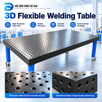 Nouvelle table de soudage flexible 3D D16 D28 en acier Q355B nitruré, banc de travail modulaire alimenté par USB pour fixations de soudage de précision