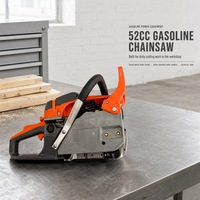 Tronçonneuse à essence 52CC avec guide-chaîne de 20 pouces, scie de taille pour la coupe du bois