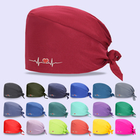 Chapeau médical en gros pour homme casquettes de gommage chapeaux de chirurgie dentaire DENT casquette chirurgicale réglable ECG broderie pour médecins