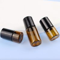 Mini Roller Bottle 3 ml Wettbewerbs fähiger Preis Eye Serum Amber Roll on Bottle