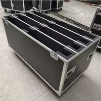 Étuis de transport pour téléviseurs en aluminium à coque rigide de taille personnalisable 55, 65, 75 et 85 pouces, étanches, professionnels, avec insert en matériau PE