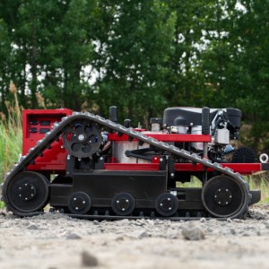 Tondeuse robot IA télécommandée sans fil à chenilles, haute qualité, 27 CV, essence, homologuée CE, pour coupe-herbe Y8-838 - Product Image 2