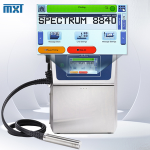 Máquina automática de codificación de impresión de seis líneas Tinta blanca a base de tinte y solvente Ideal para codificación de botellas de plástico negro - Product Image 3