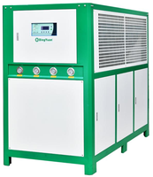 Refroidisseur industriel 20HP refroidi par air, système de refroidissement industriel pour l'industrie plastique, longue durée de vie