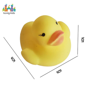 KONIG trẻ em Vịt cao su 12pcs Float & <span class=keywords><strong>squeak</strong></span> vịt cao su nhỏ số lượng lớn bé banyo oyuncak jouets De Bain Đồ chơi tắm - Product Image 3