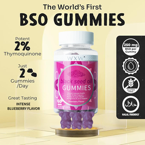 Suplementos para el cuidado de la salud, aceite de semilla negra orgánica, Vegano gomitas de semilla de comino negro, mejora el intestino, vitamina saludable - Product Image 3