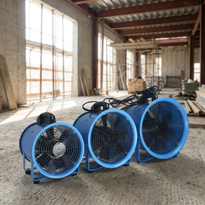 Extractor de Aire, Ventiladores Metálicos de Alta Presión, Ventiladores Portátiles, Control de Humos para Talleres Industriales, Fábrica en Tailandia - Product Image 3